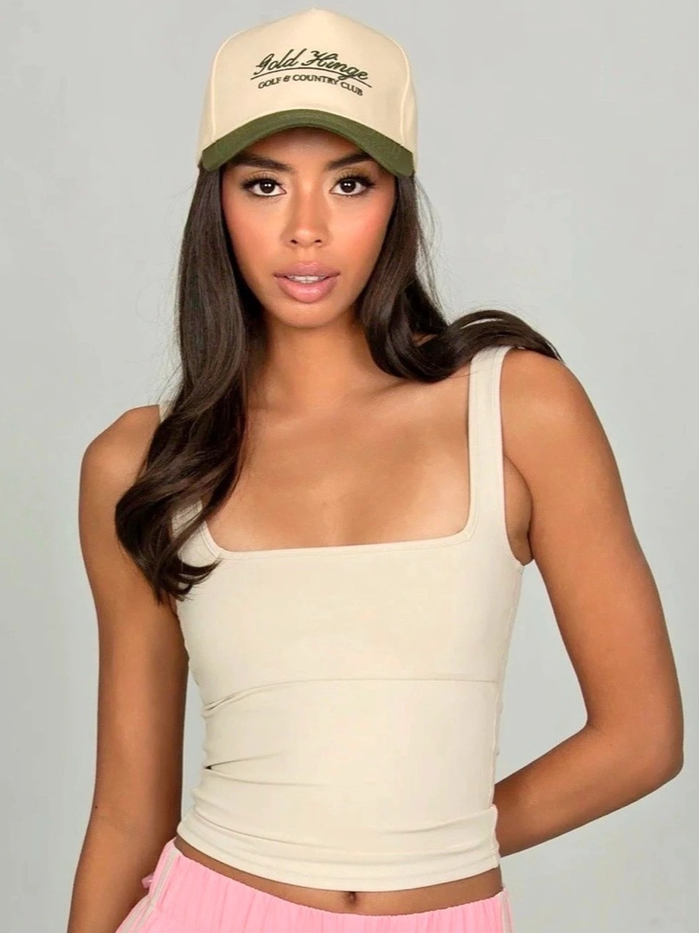 Gold Hinge Birch MotionCloud Square Neck Tank – NWT